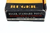 Ruger Standard Pistol .22 lr Factory Box - 1 of 12