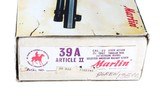 Marlin 39 Article II NRA Lever Rifle .22 sllr - 9 of 15