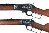 SOLD Cased Pair Marlin 336/39 Centennial Lever Rifles .30-30/.22 sllr - 7 of 25