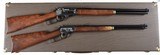 SOLD Cased Pair Marlin 336/39 Centennial Lever Rifles .30-30/.22 sllr - 2 of 25