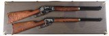Sold Cased Pair Marlin 336.39 Centennial Lever Rifles .30-30/.22 sllr - 17 of 24