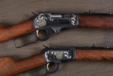 Sold Cased Pair Marlin 336.39 Centennial Lever Rifles .30-30/.22 sllr - 1 of 24