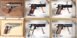 Sold Collector's Serialized Set of Six Colt 1911 WWI-II Commemorative Pistols .45 ACP - 1 of 25