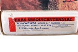 Sold Winchester 94 Texas Sesquicentennial Lever Rifle .38-55 Win - 10 of 16