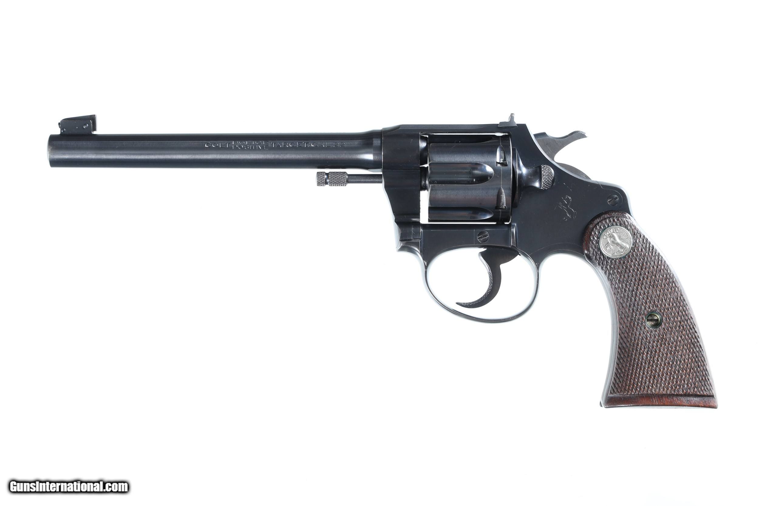 Sold Colt Police Positive Target Revolver 22 Lr 3403