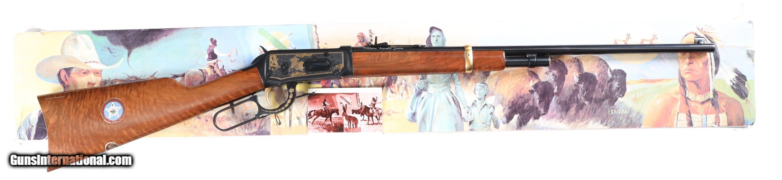 Sold Winchester 94 Diamond Jubilee Lever Rifle .3240 win