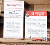 Sold Boxed Winchester 61 Slide Rifle .22 sllr 1957 - 4 of 25