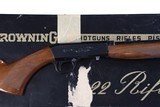 Sold Belgium Browning SA-22 ATD Semi Rifle .22lr - 1 of 17