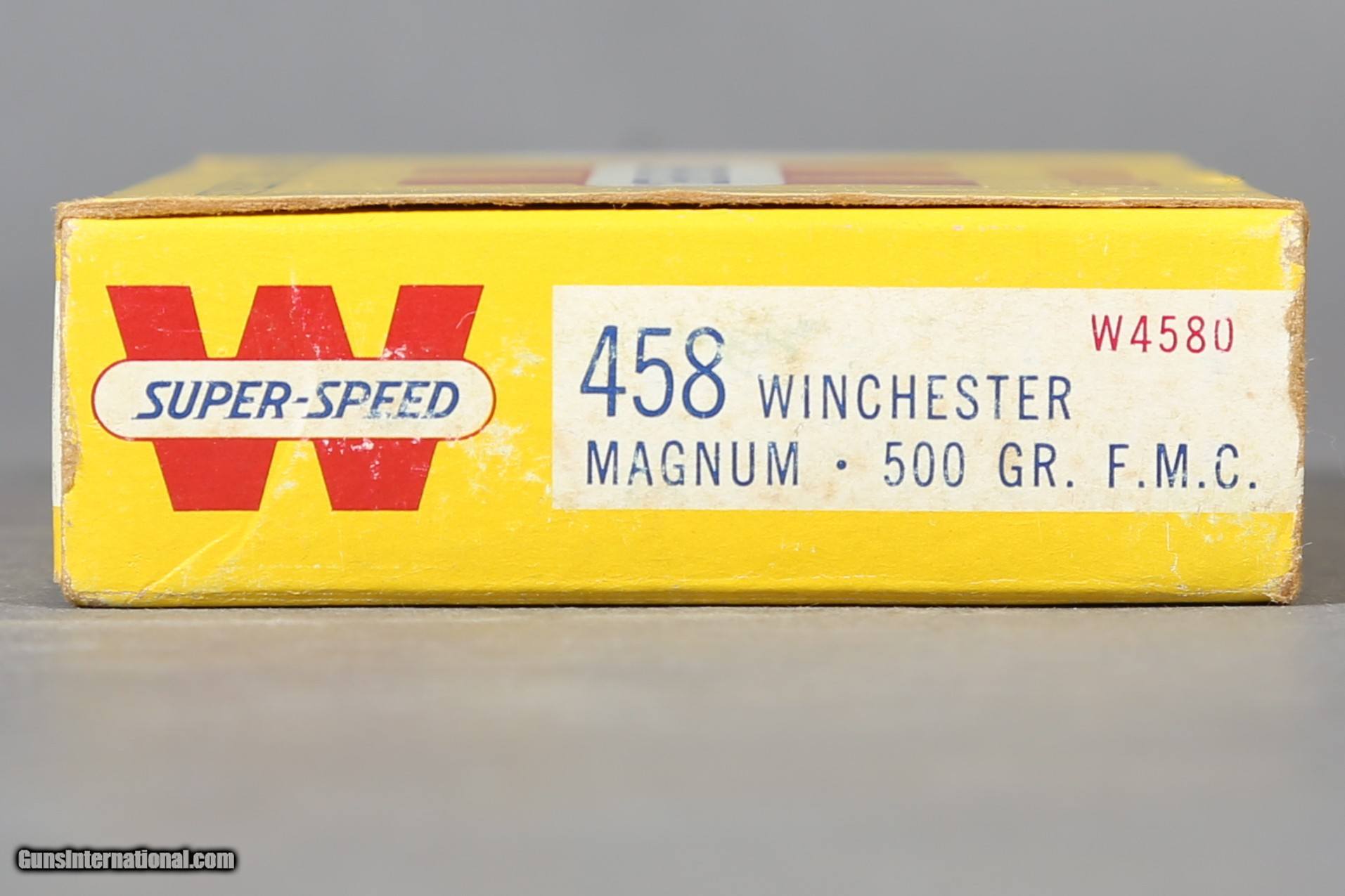 Sold .458 Winchester Magnum 500gr FMC