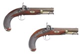 Pair English Percession Pistols .36 cal - 1 of 13