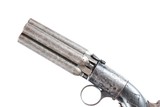 SOLD - Belgium Pepperbox Pistol .36 cal - 6 of 9