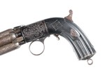 SOLD - Belgium Pepperbox Pistol .36 cal - 7 of 9