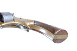 SOLD E.A. Prescott Long Frame .32 RF Civil War Era revolver - 8 of 9