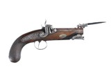 Sold English Bayoneted H. Derringer pistol copy - 1 of 10