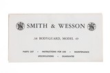 Smith & Wesson 49 Bodyguard Revolver .38 spl - 13 of 13