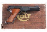 Colt 3rd Model Match Target Woodsman 4" with box - 1 of 11