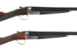 Pair of John K. Wilson Boxlock SxS Shotguns 12ga