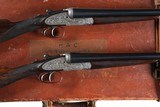 Pair of William Evans Sidelock SxS Shotguns 12ga - 1 of 14