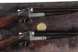 Pair of Westley Richards Boxlock SxS Shotguns 12ga - 1 of 15