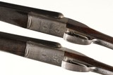 Matched Pair Charles Lancaster SxS Boxlock Shotguns 12ga - 8 of 17