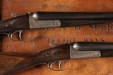 Matched Pair Charles Lancaster SxS Boxlock Shotguns 12ga - 1 of 17