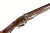 J.A Scotcher Hammer SxS Shotgun 12ga Pin Fire - 1 of 16