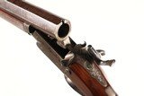 J.A Scotcher Hammer SxS Shotgun 12ga Pin Fire - 14 of 16
