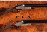 Pair Stephen Grant Sidelock Shotguns 12ga