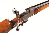 German Schuetzen Falling Block Rifle .22 short - 3 of 9