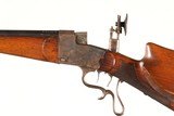 German Schuetzen Falling Block Rifle .22 short - 4 of 9