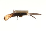 James Rodgers Knife Pistol .32 perc