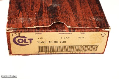 Colt SAA 3rd Gen Revolver .45 LC - Image 11 of 11