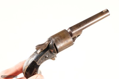 Moores Patent Teatfire Revolver .32 teat-fire - Image 3 of 9