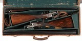 Cased Pair Charles Lancaster Assisted Opening B/A Sidelock SxS Shotgun 12 GA - 1 of 25