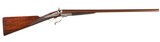 Hollis & Sons Hammer SxS Shotgun 12 GA - 3 of 16