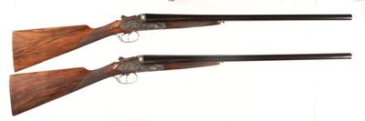 Pair of AYA No. 1 SxS Shotguns 12GA - Image 3 of 16