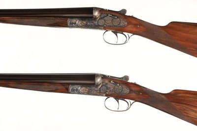 Pair of AYA No. 1 SxS Shotguns 12GA - Image 8 of 16