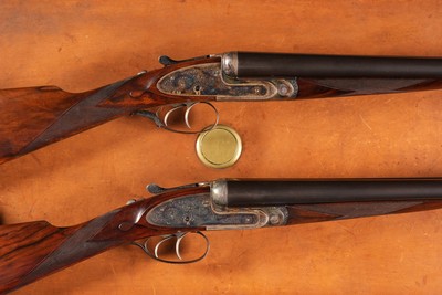 Pair of J. Purdey & Sons Self Opening Sidelock Ejectors Shotguns 12ga - Image 1 of 25