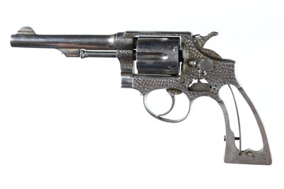 Spanish S&W Copy Cutaway Revolver .38 spl - Image 8 of 9