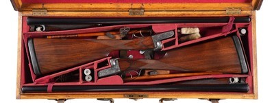 Pair of John Blanch & Son SxS Shotguns 12GA - Image 24 of 25