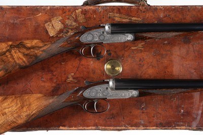 Matched Pair of James Purdey Self-Opening SxS Shotguns, 12 Gauge - Image 1 of 18
