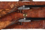 Matched Pair of James Purdey Self-Opening SxS Shotguns, 12 Gauge