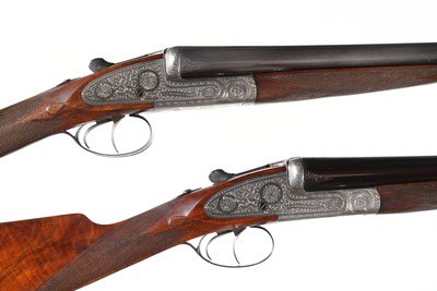 Pair of AA Brown & Sons Supreme Deluxe SxS Shotgun 12GA - Image 3 of 25