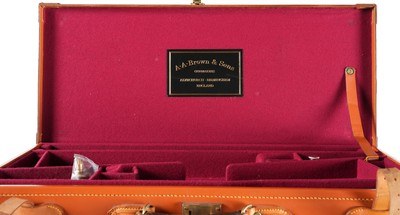 Pair of AA Brown & Sons Supreme Deluxe SxS Shotgun 12GA - Image 25 of 25