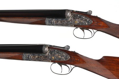 Pair of AYA No. 25 SxS Shotguns 12GA - Image 5 of 15