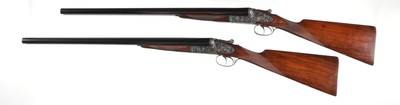 Pair of AYA No. 25 SxS Shotguns 12GA - Image 4 of 15