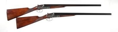 Pair of AYA No. 25 SxS Shotguns 12GA - Image 2 of 15