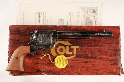 Colt Factory Collection SAA Wells Fargo Revolver .45 LC - Image 1 of 15