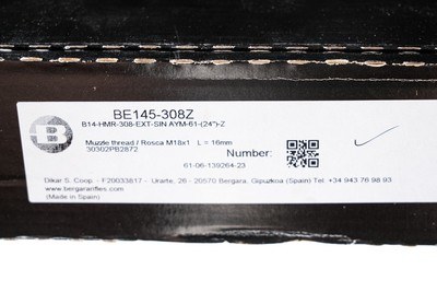 Bergara B14 LH Bolt Rifle .308 win (As New - Image 14 of 14