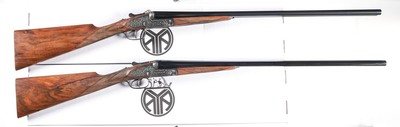 Pair of AYA No. 2 SxS Shotguns 20GA (As New - Image 2 of 19